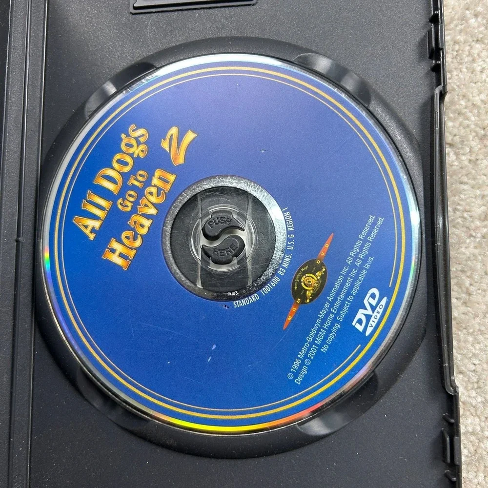 All Dogs Go‎ to Heaven 2 DVD 1996 Charlie Sheen Dom DeLuise Animation